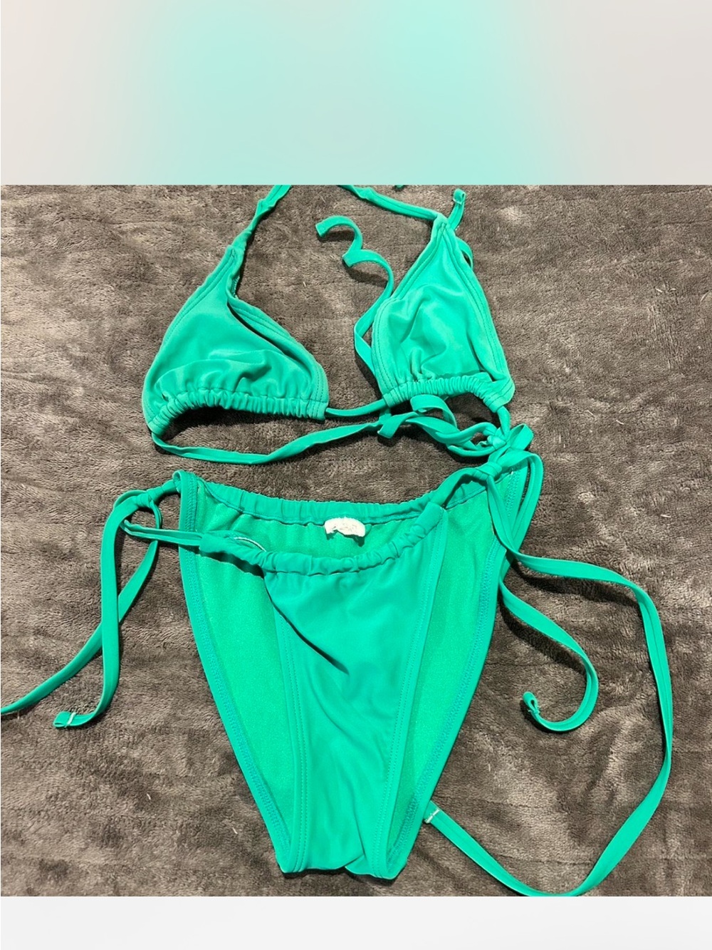 Green Tie-Side Bikini Set from target